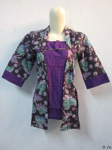  baju  batik  wanita  murah Grosir batik  pekalongan modern