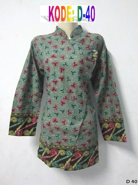 gambar model  baju  batik  wanita Grosir batik  pekalongan 